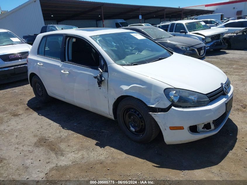 2013 VOLKSWAGEN GOLF 2.5L 4-DOOR