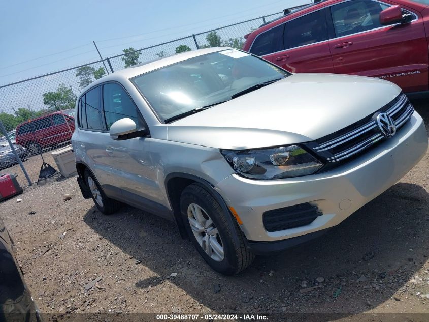 2013 VOLKSWAGEN TIGUAN S