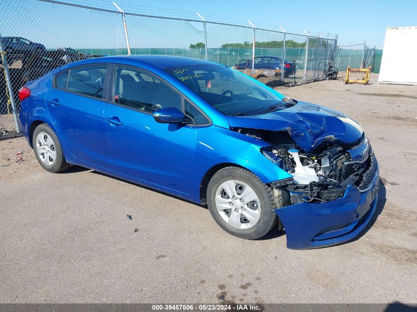 2015 KIA FORTE LX