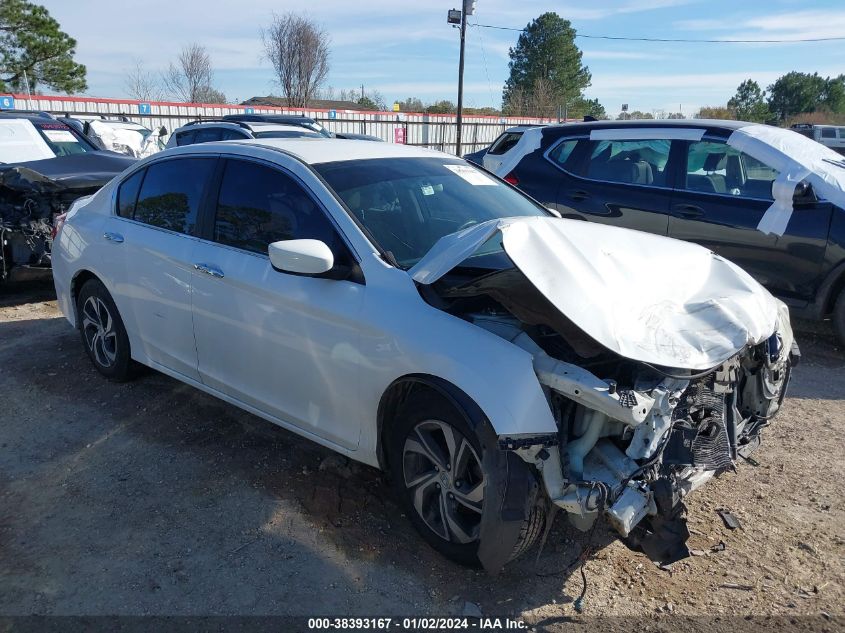 2016 HONDA ACCORD LX