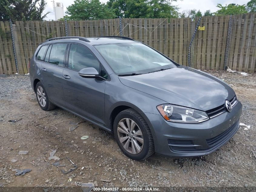 2017 VOLKSWAGEN GOLF SPORTWAGEN TSI S