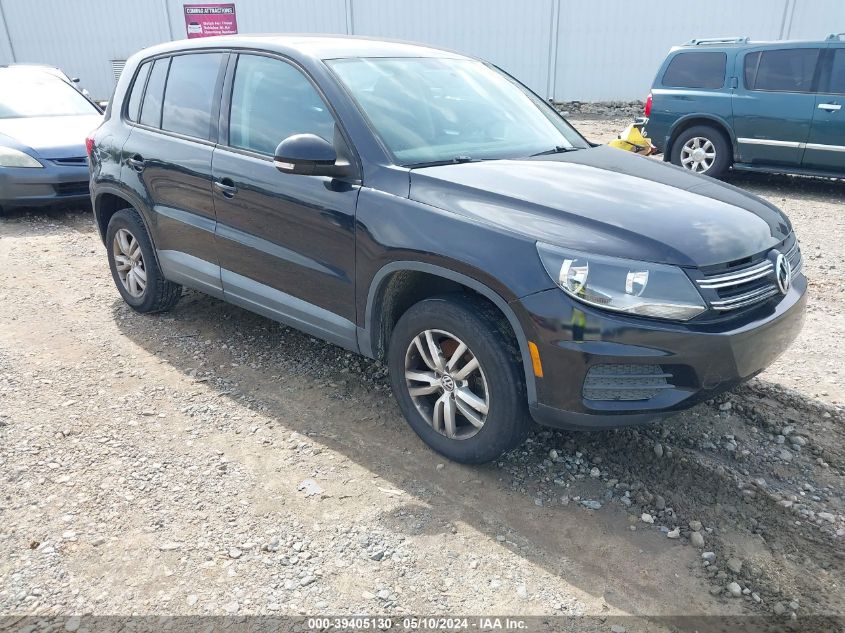 2012 VOLKSWAGEN TIGUAN S