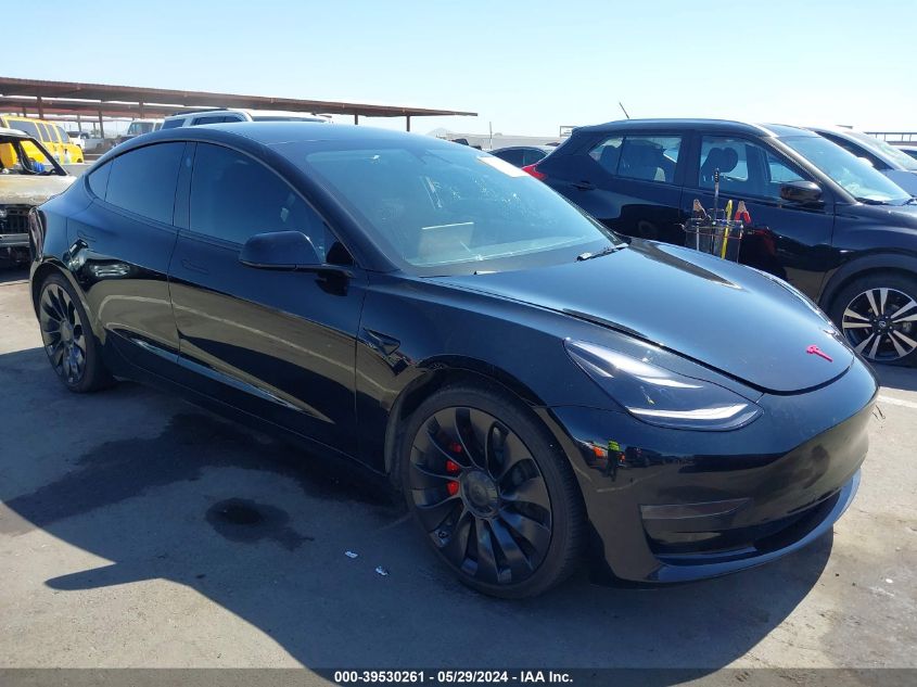 2022 TESLA MODEL 3 PERFORMANCE DUAL MOTOR ALL-WHEEL DRIVE