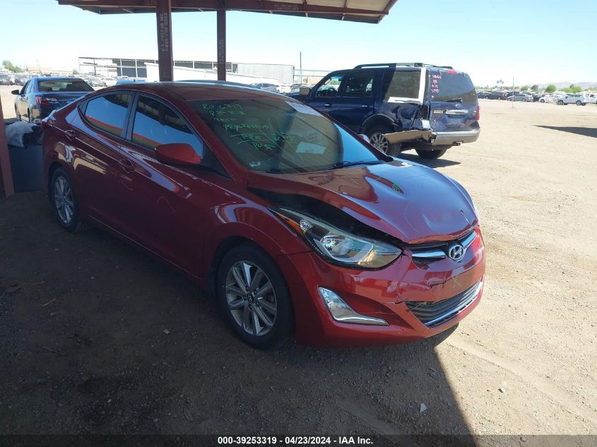 2015 HYUNDAI ELANTRA SE