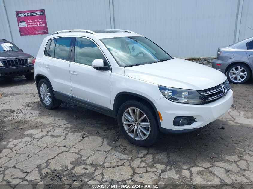 2012 VOLKSWAGEN TIGUAN SE