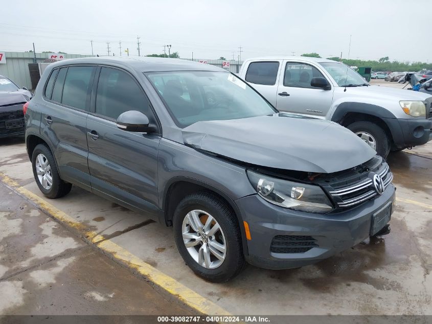 2013 VOLKSWAGEN TIGUAN S