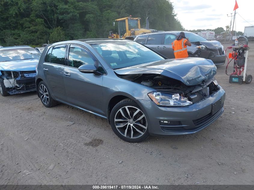 2016 VOLKSWAGEN GOLF TSI SE 4-DOOR