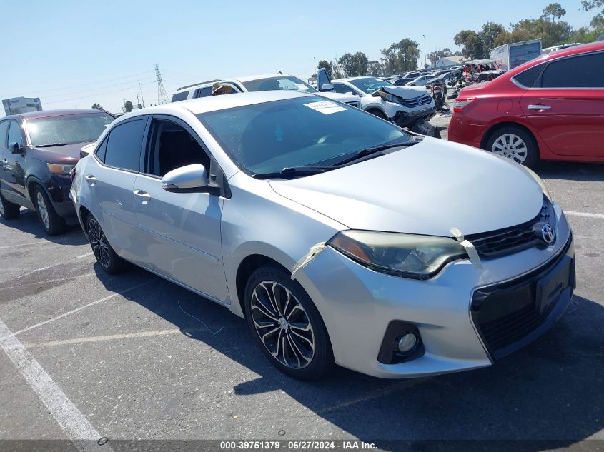 2016 TOYOTA COROLLA S PLUS