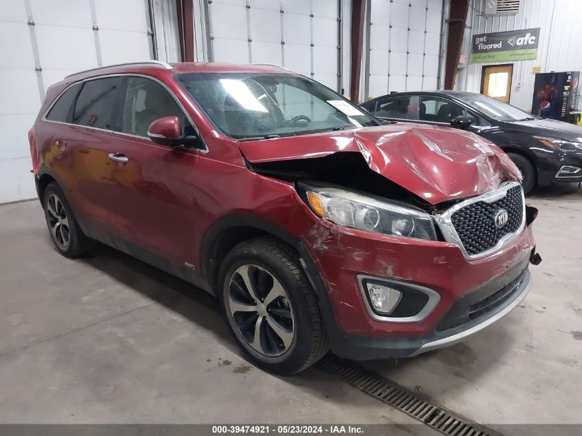 2016 KIA SORENTO 2.0T EX