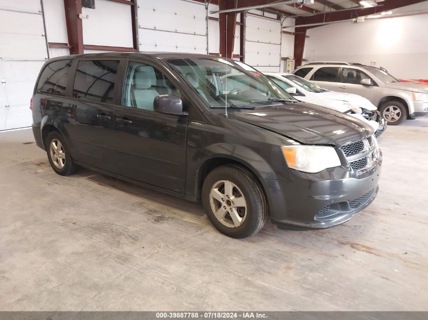 2012 DODGE GRAND CARAVAN SXT