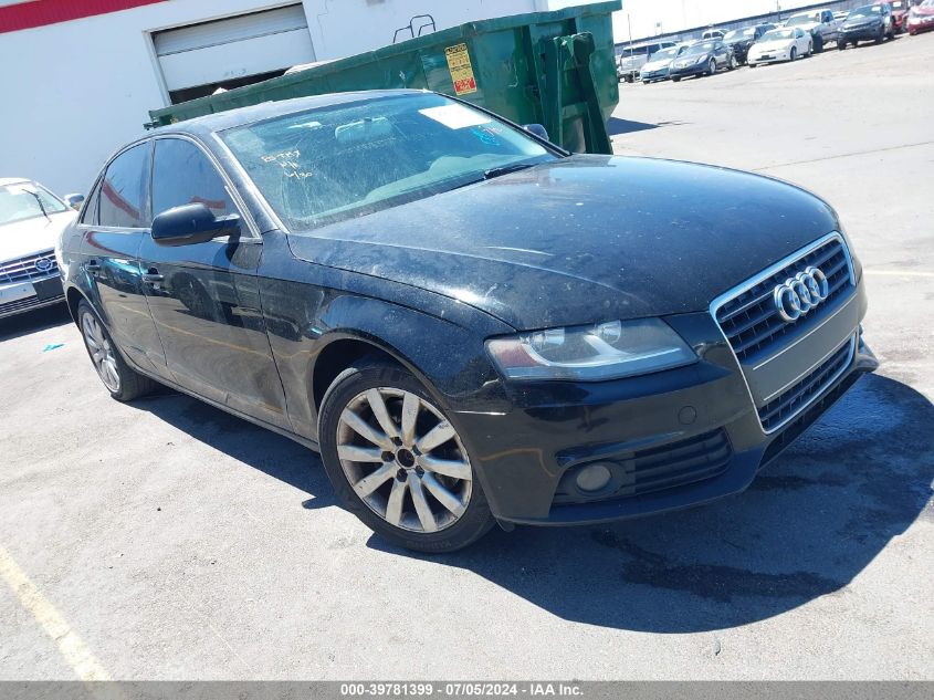 2010 AUDI A4 2.0T PREMIUM