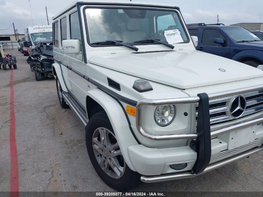 2012 MERCEDES-BENZ G 550 4MATIC