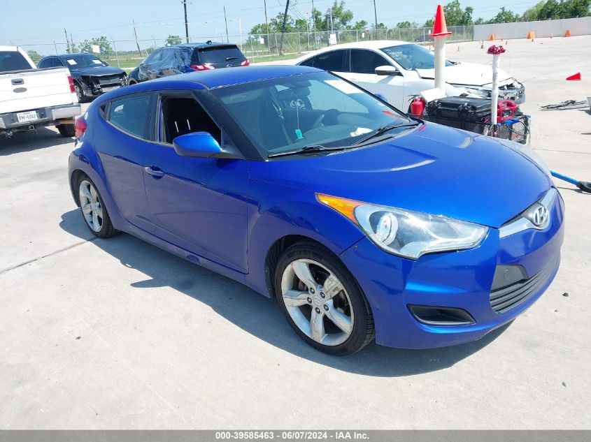 2012 HYUNDAI VELOSTER BASE W/BLACK