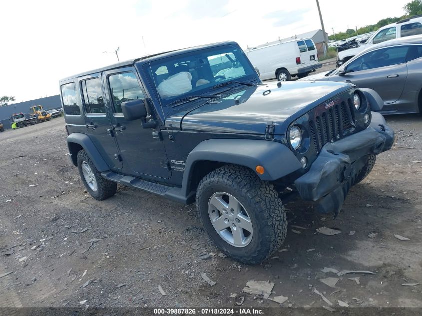 2017 JEEP WRANGLER UNLIMITED SPORT 4X4