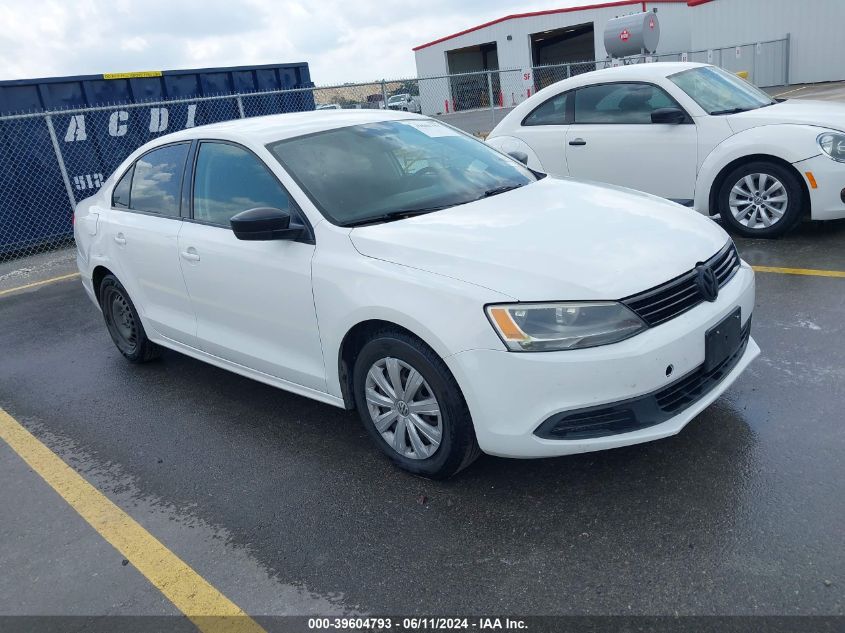 2013 VOLKSWAGEN JETTA 2.0L S