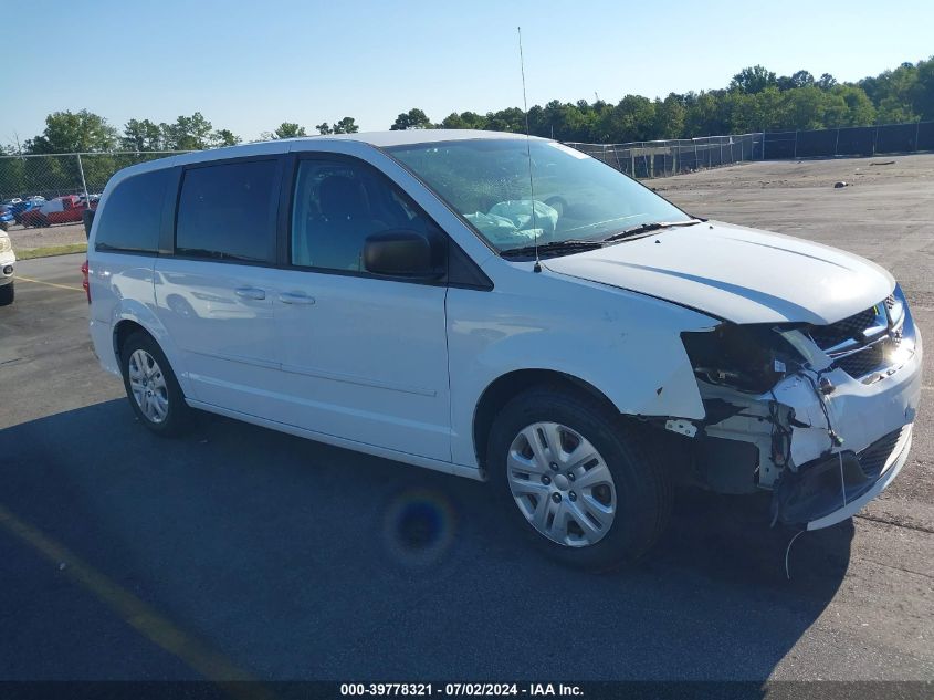 2017 DODGE GRAND CARAVAN SE