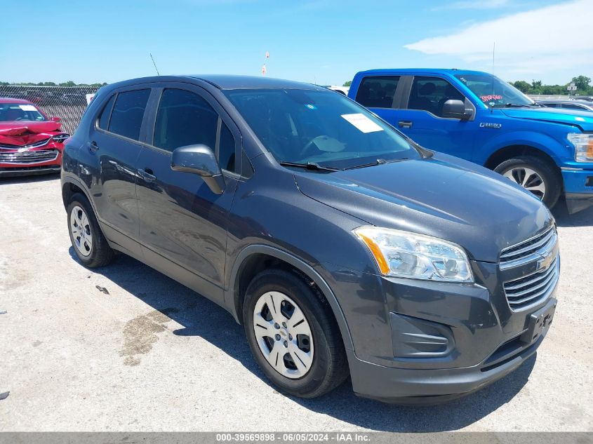 2016 CHEVROLET TRAX 1LS