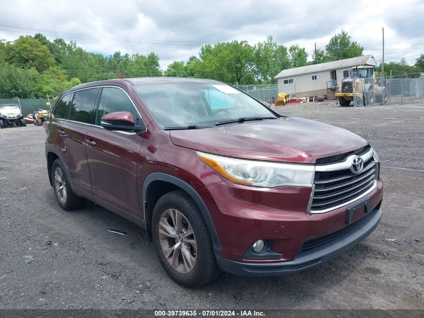 2016 TOYOTA HIGHLANDER LE PLUS V6