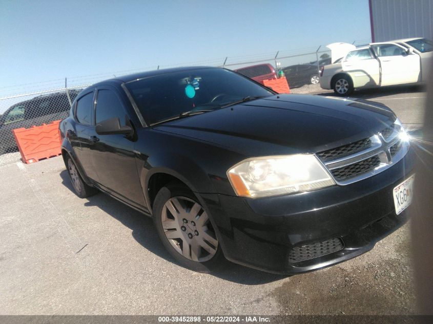 2013 DODGE AVENGER SE V6