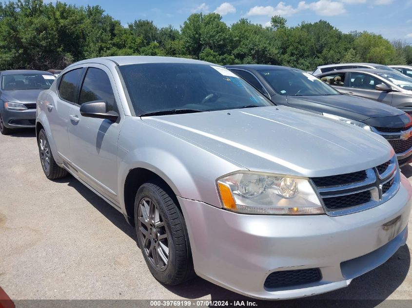 2012 DODGE AVENGER SE