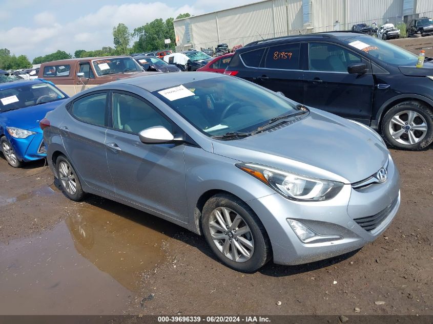 2016 HYUNDAI ELANTRA SE