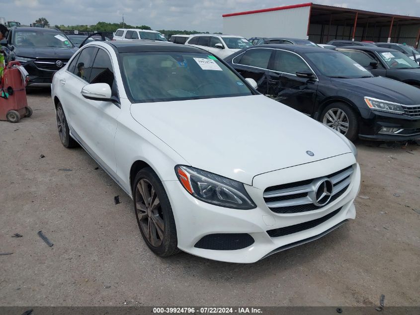 2015 MERCEDES-BENZ C 300 4MATIC