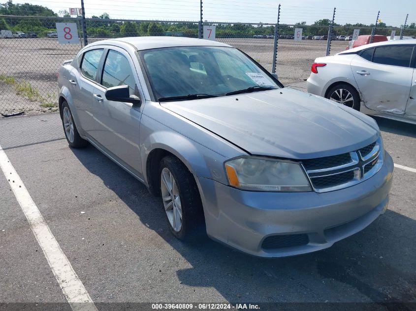 2013 DODGE AVENGER SE V6