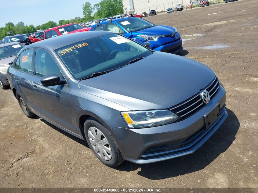 2016 VOLKSWAGEN JETTA 1.4T S