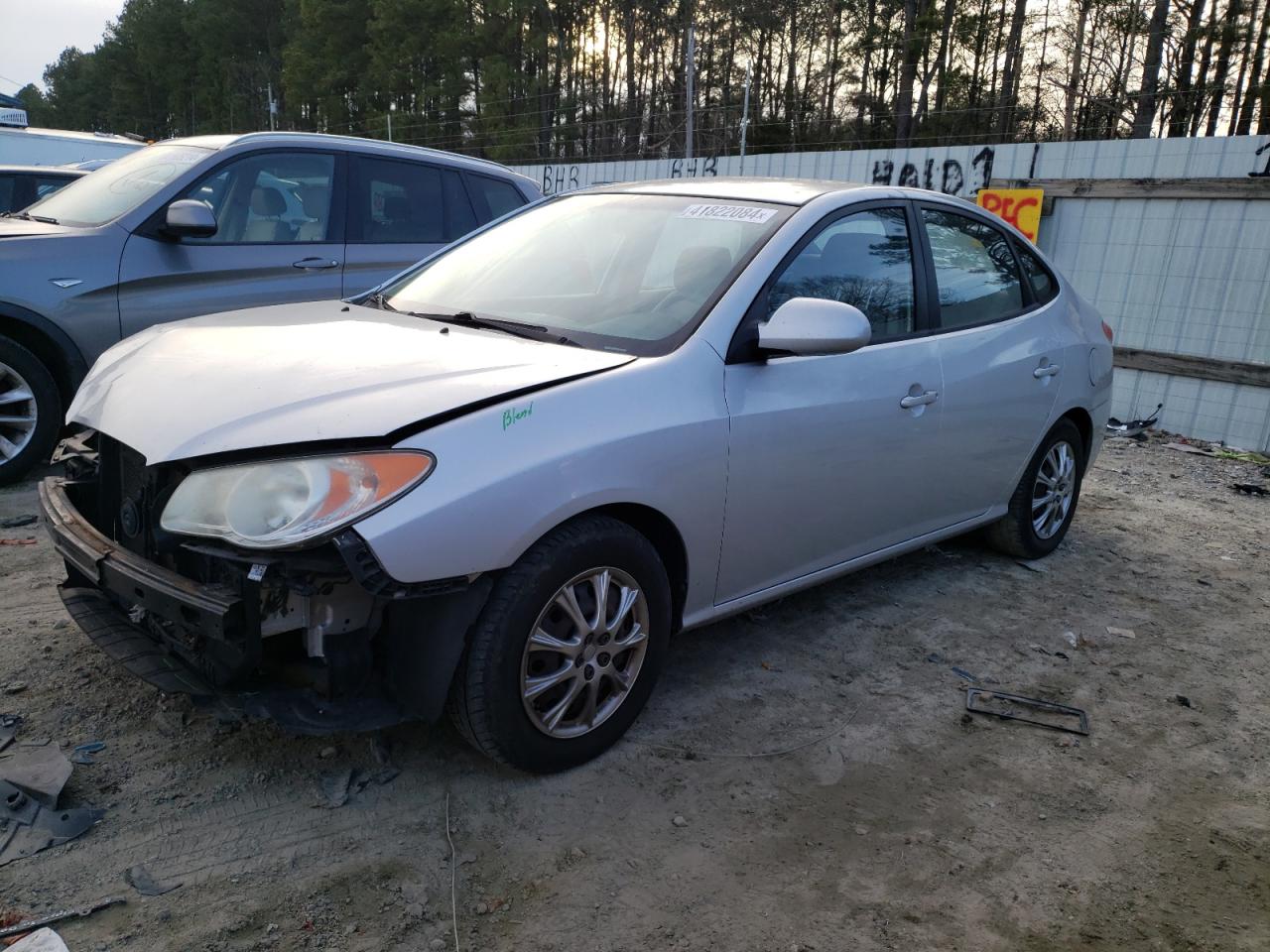 2010 HYUNDAI ELANTRA BLUE