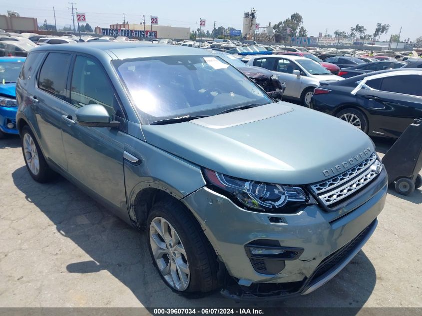 2018 LAND ROVER DISCOVERY SPORT HSE