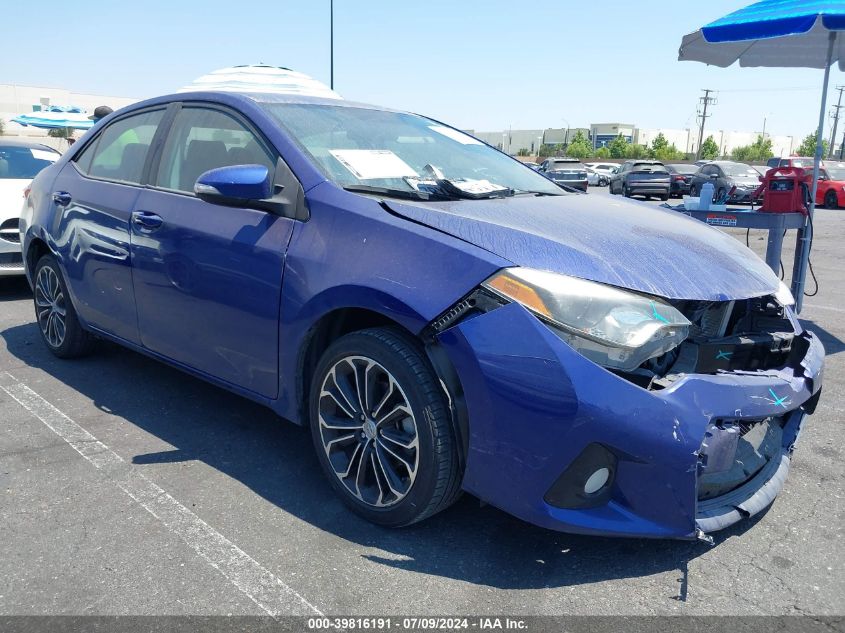 2016 TOYOTA COROLLA S PLUS