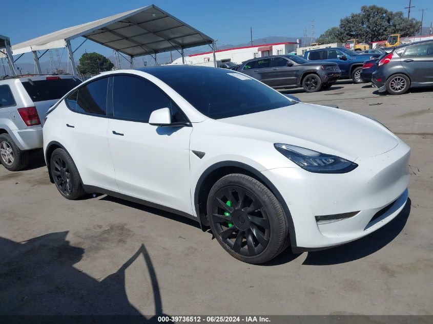 2021 TESLA MODEL Y LONG RANGE DUAL MOTOR ALL-WHEEL DRIVE