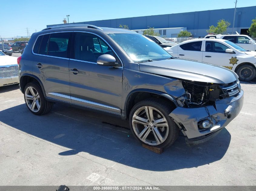 2016 VOLKSWAGEN TIGUAN R-LINE