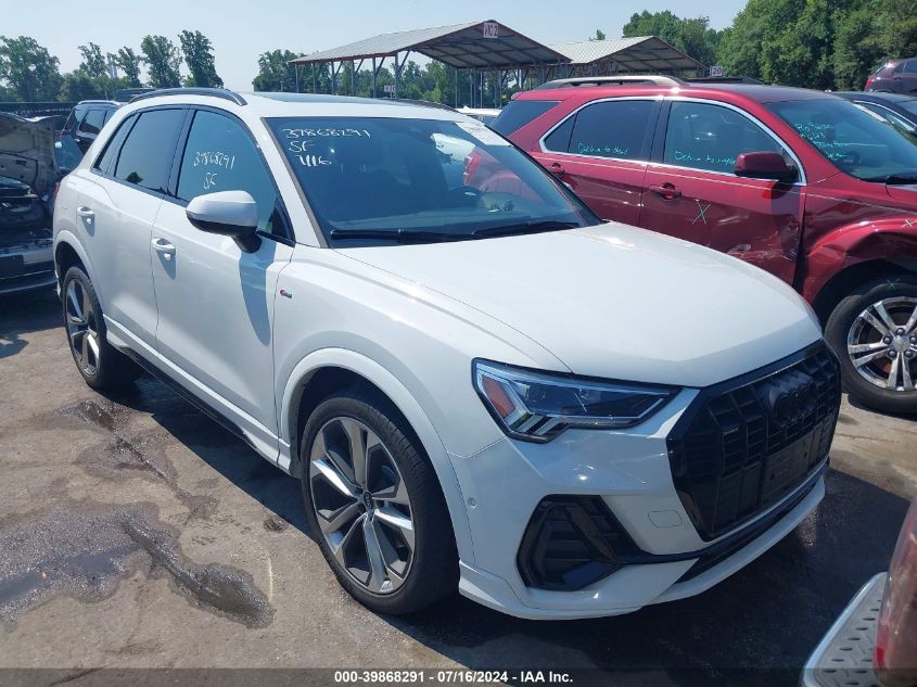 2021 AUDI Q3 PREMIUM PLUS 45 TFSI S LINE QUATTRO TIPTRONIC