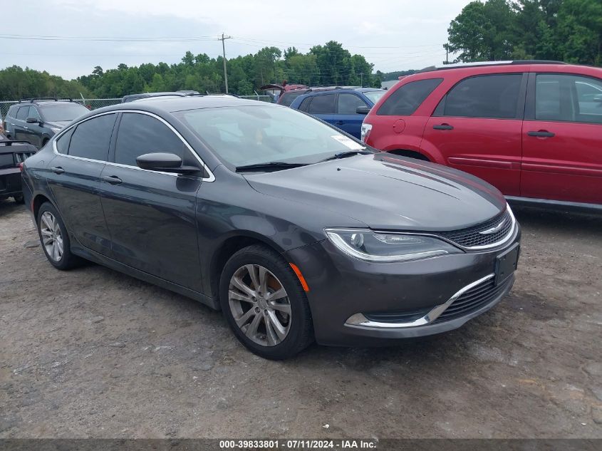 2016 CHRYSLER 200 LIMITED PLATINUM