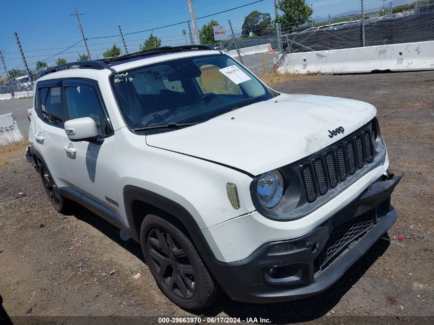 2017 JEEP RENEGADE ALTITUDE FWD