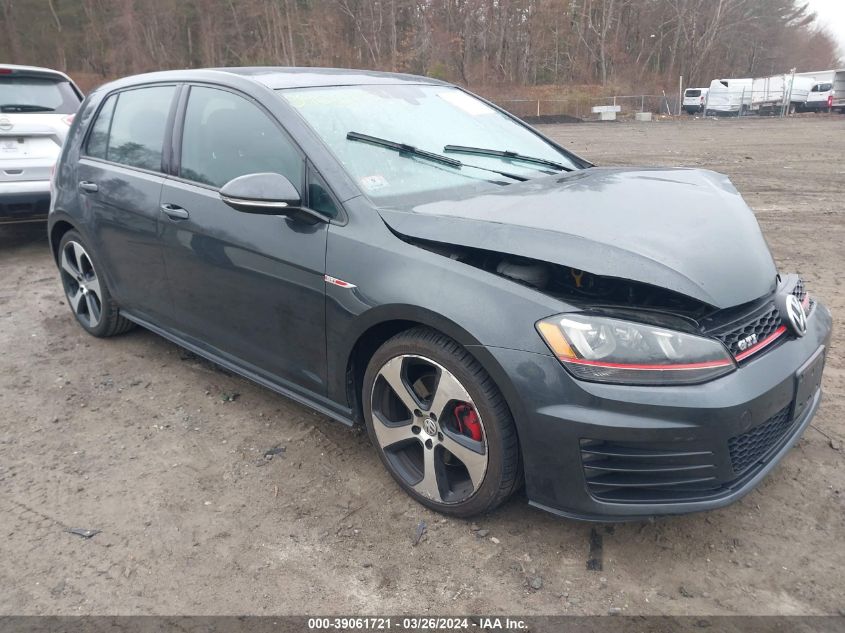 2016 VOLKSWAGEN GOLF GTI SE 4-DOOR