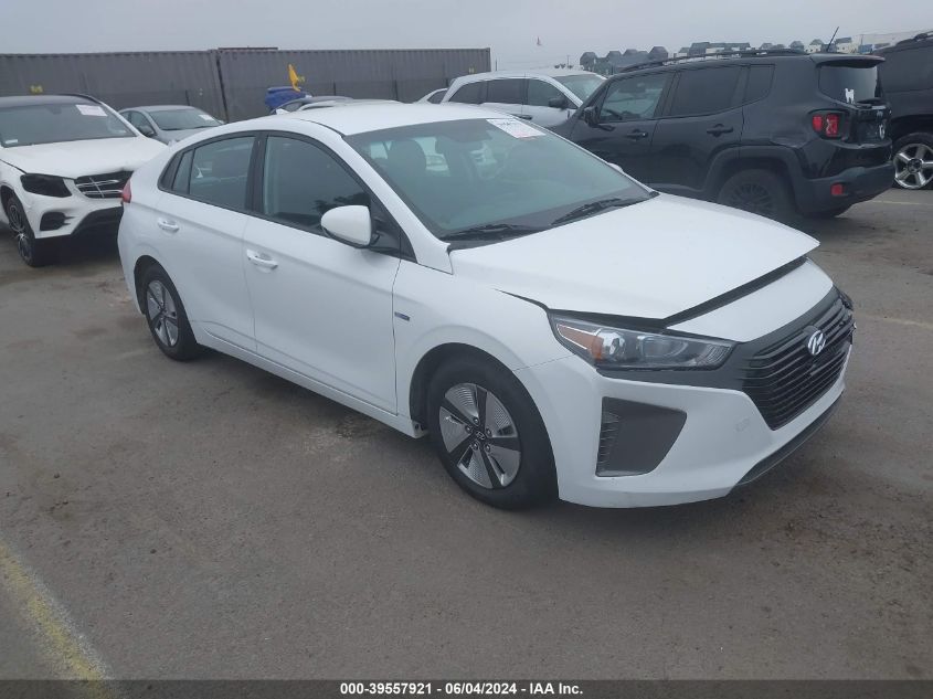 2019 HYUNDAI IONIQ HYBRID BLUE