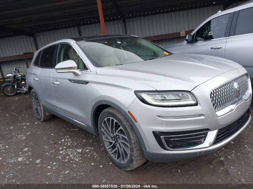 2019 LINCOLN NAUTILUS RESERVE