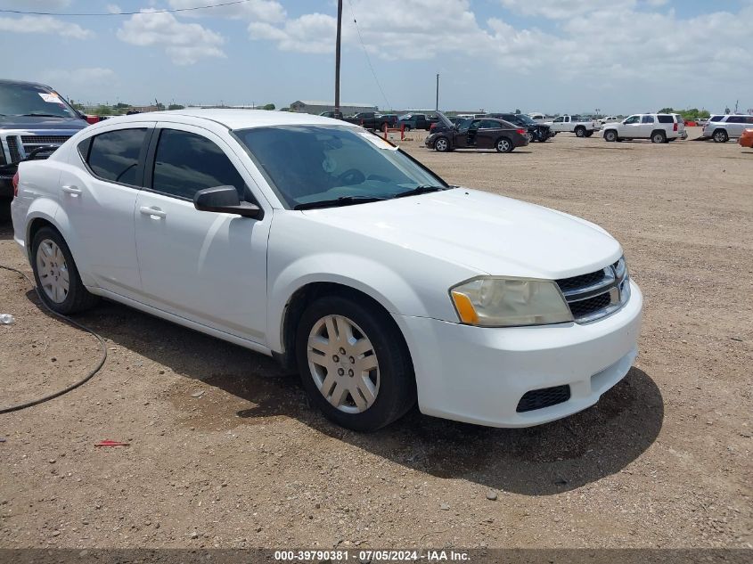 2012 DODGE AVENGER SE