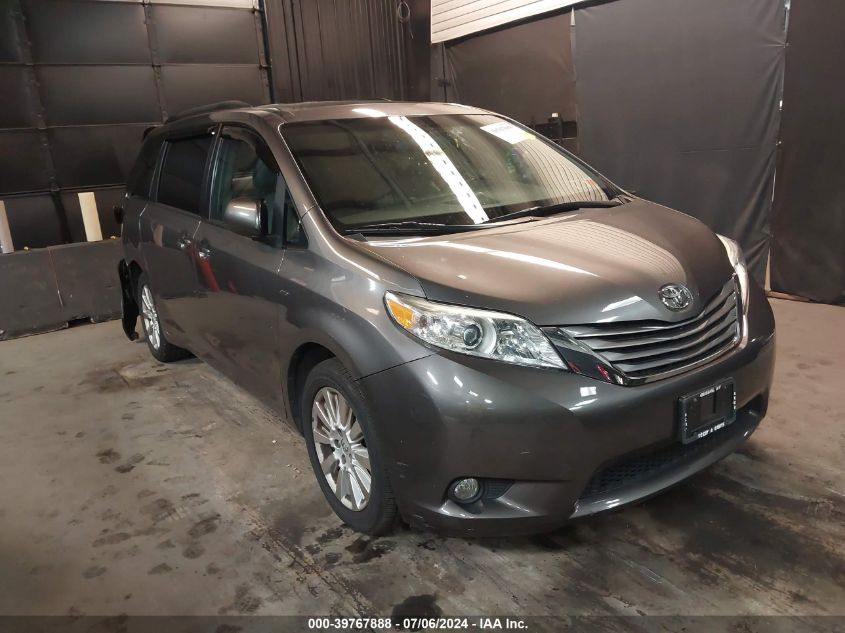 2016 TOYOTA SIENNA XLE 7 PASSENGER