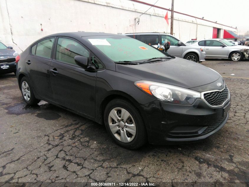 2016 KIA FORTE LX