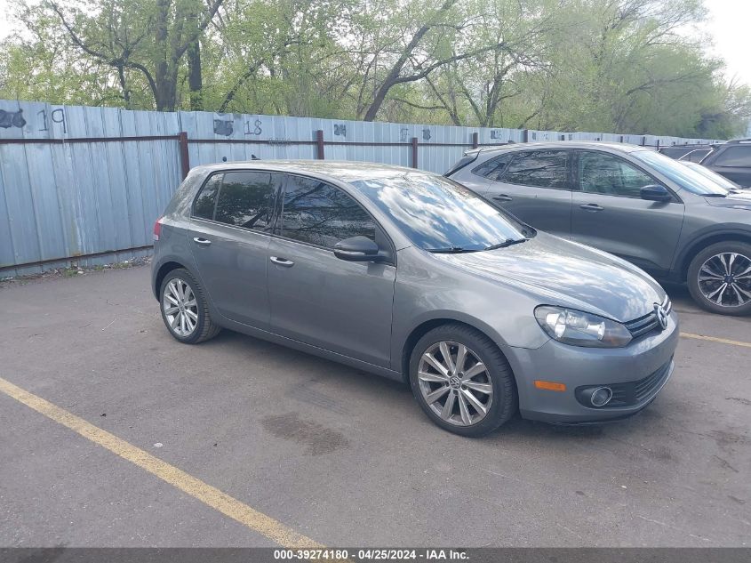 2012 VOLKSWAGEN GOLF TDI 4-DOOR