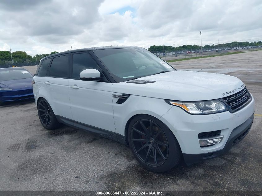 2015 LAND ROVER RANGE ROVER SPORT 3.0L V6 SUPERCHARGED HSE