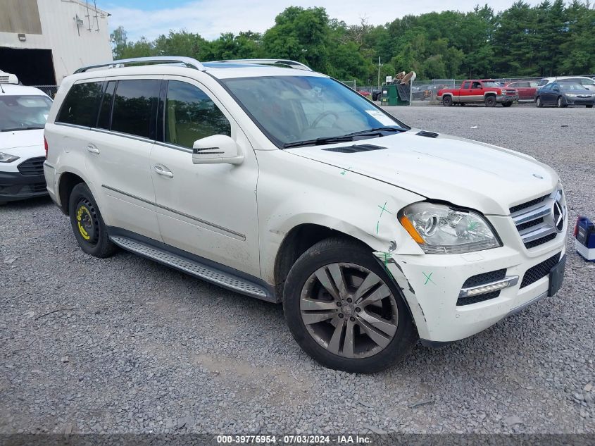 2012 MERCEDES-BENZ GL 450 450 4MATIC