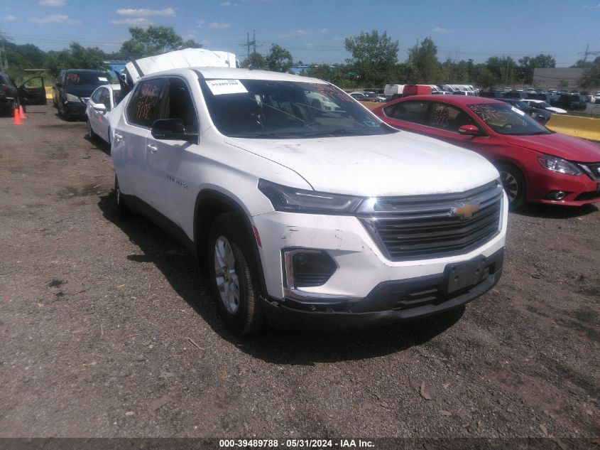 2022 CHEVROLET TRAVERSE FWD LS