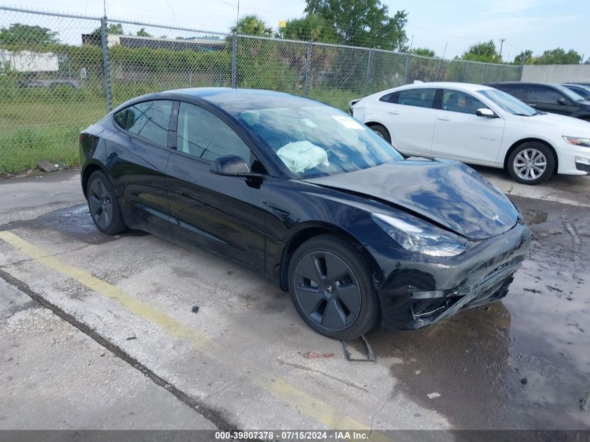 2023 TESLA MODEL 3 REAR-WHEEL DRIVE