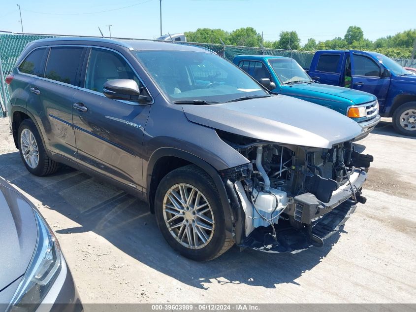 2018 TOYOTA HIGHLANDER HYBRID LIMITED