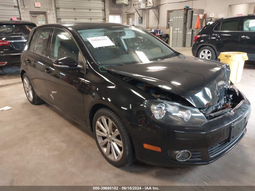 2012 VOLKSWAGEN GOLF TDI 4-DOOR