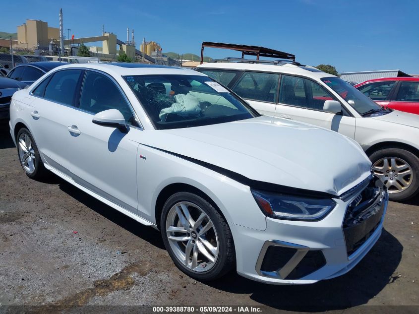 2020 AUDI A4 PREMIUM 45 TFSI QUATTRO S TRONIC